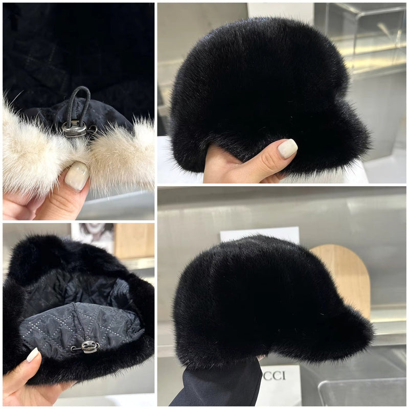 MinkGlam Winter Fur Hat - Kalinzy