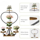 PureHeart Heart Shape Metal Plant Stand 5 Tier - Kalinzy