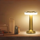 RetroGlow Cordless Touch LED Bedside Table Lamp - Kalinzy