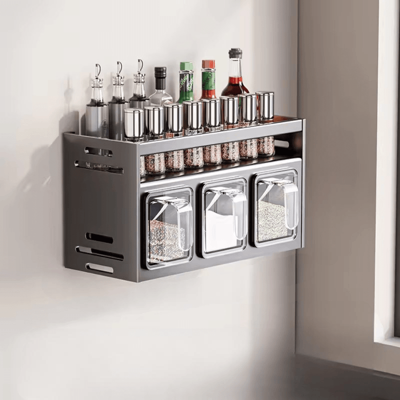 SmartSpace Wall Mounted Spice Rack - Kalinzy