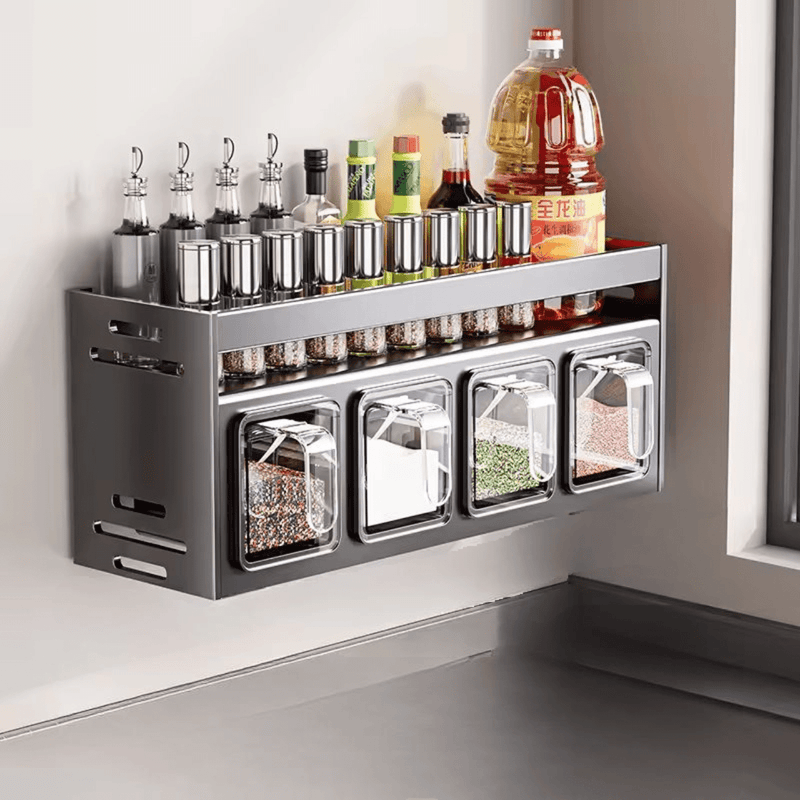 SmartSpace Wall Mounted Spice Rack - Kalinzy