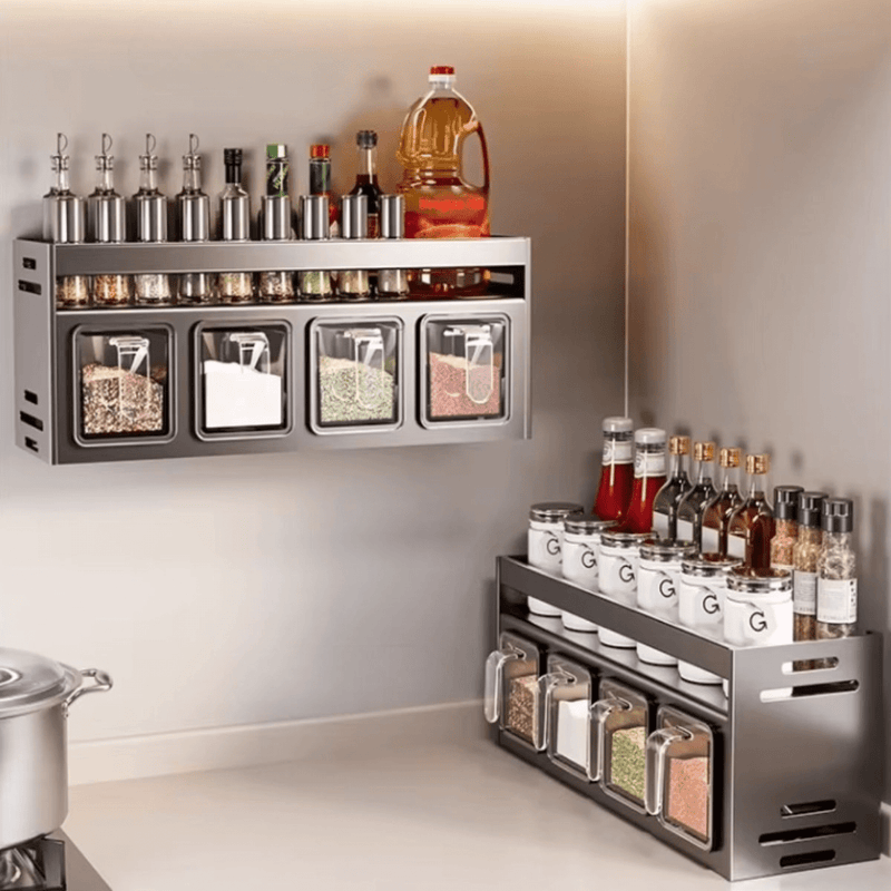 SmartSpace Wall Mounted Spice Rack - Kalinzy