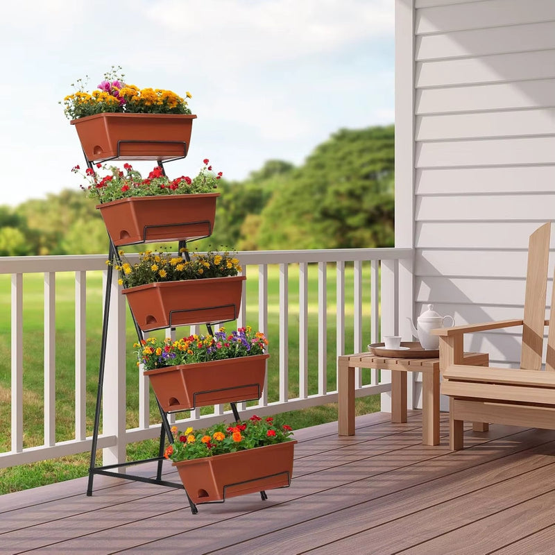 SpaceGrow 5 - Tier Vertical Raised Garden Bed Planter - Kalinzy