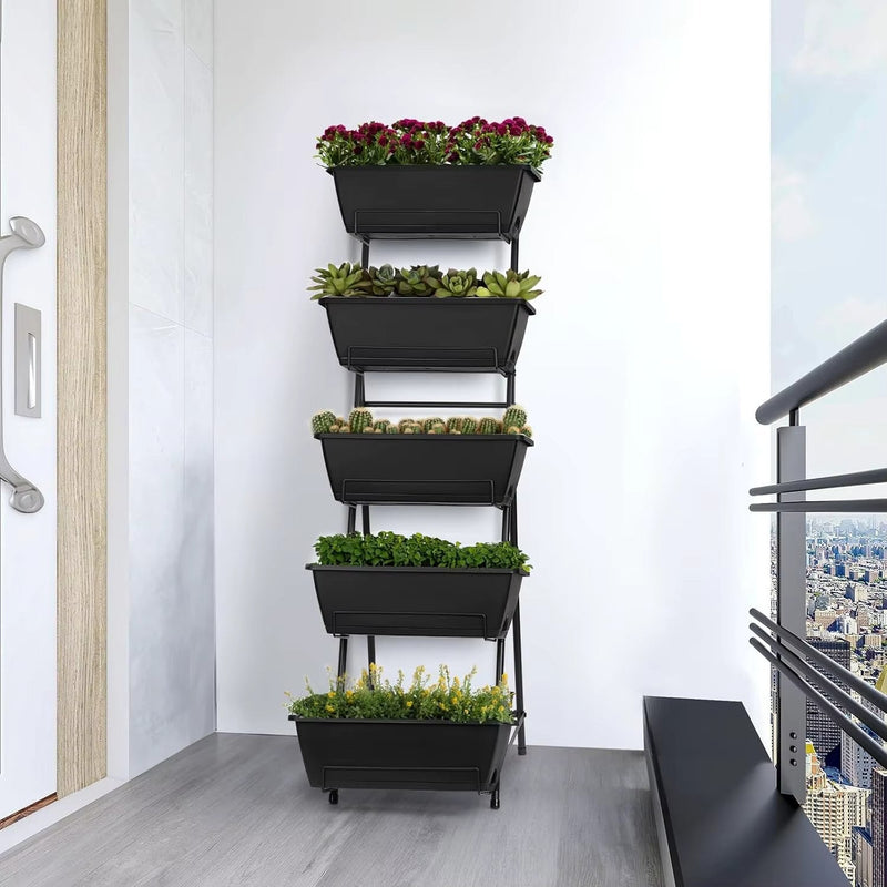 SpaceGrow 5 - Tier Vertical Raised Garden Bed Planter - Kalinzy