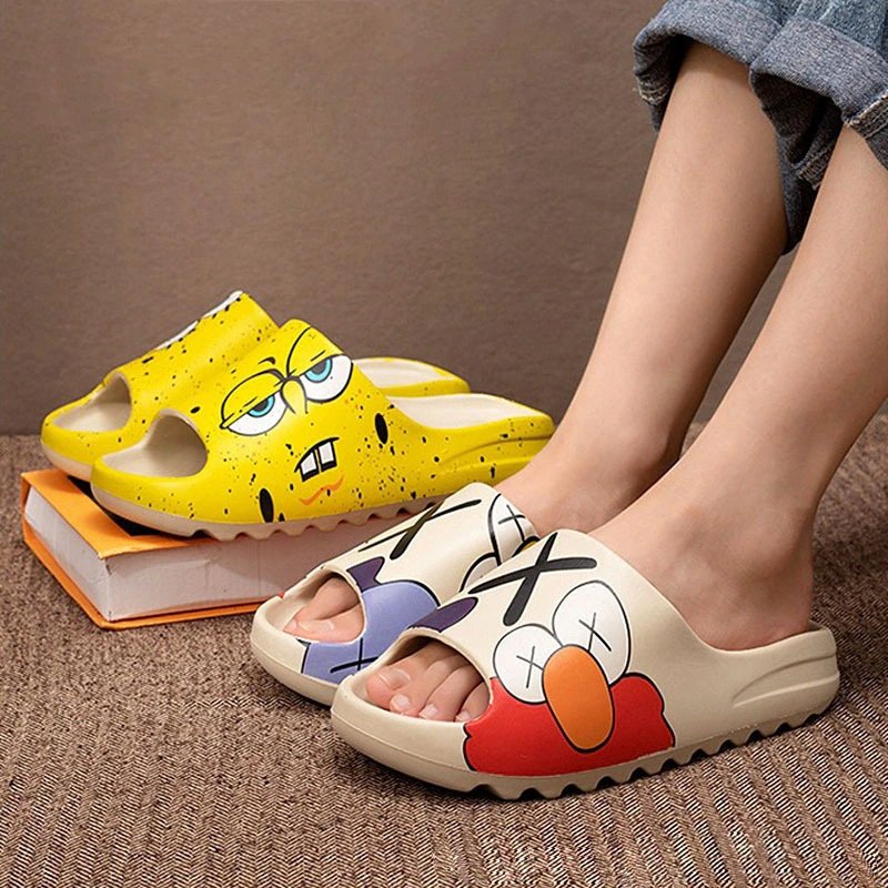 2022 Summer Slides | Funny and Cute Cartoon Printed Slippers - Kalinzy