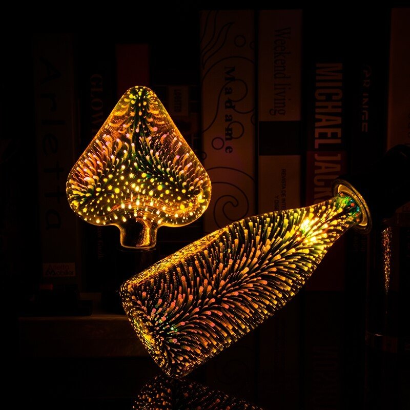 3D Fireworks LED Light Bulb - Kalinzy