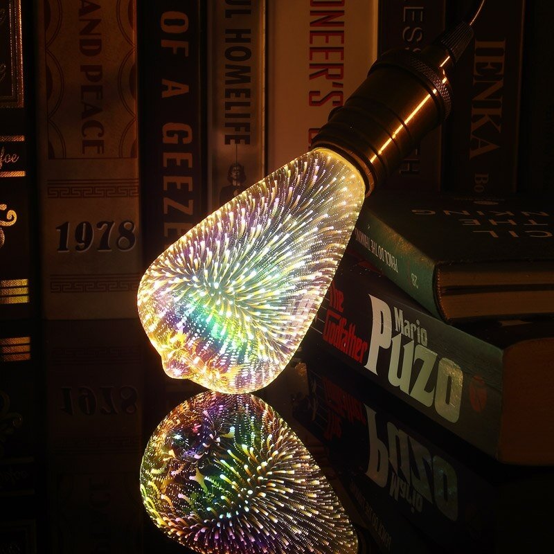 3D Fireworks LED Light Bulb - Kalinzy