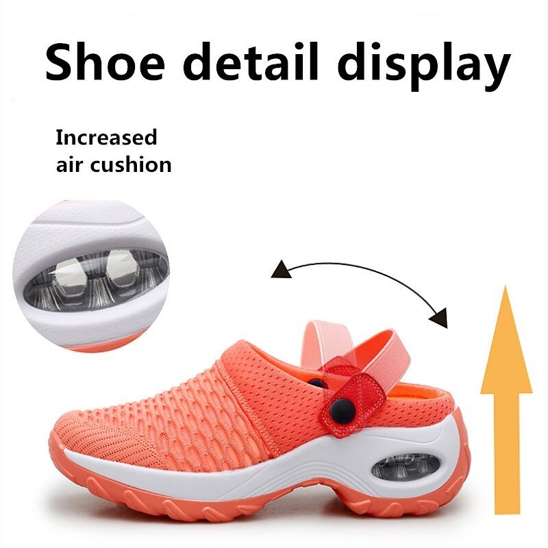 Air Cushion Slip-On Orthopedic Walking Shoes | Women's Breathable Diabetic Sandals - Kalinzy