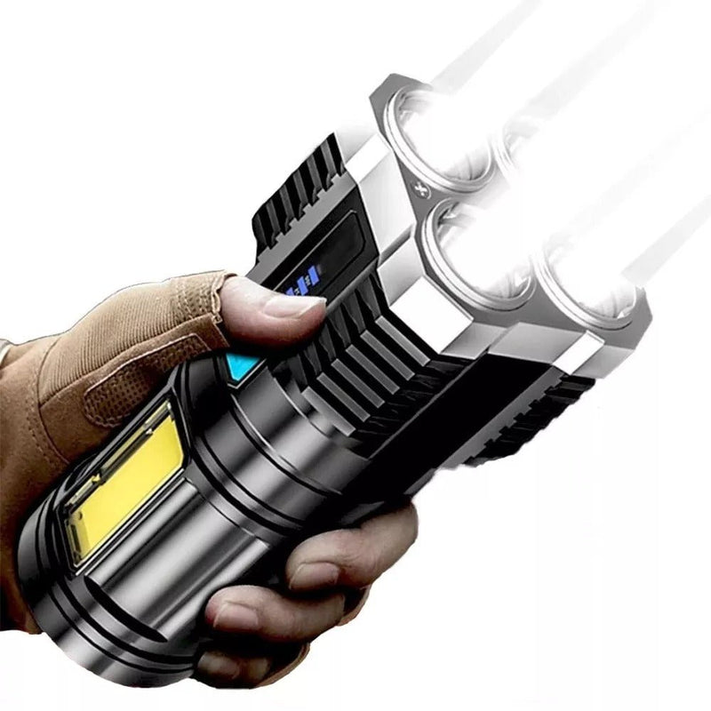 Brightest Flashlight - 4 and 5 Core Super Bright Powerful Flashlight - Kalinzy