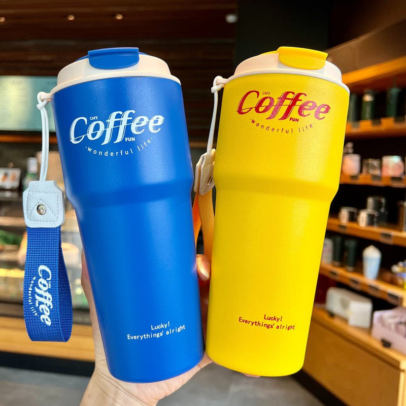 Coffee Travel Mug | 14oz - 21oz Tumbler - Kalinzy