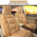 Cushioned Plush Car Seat Cover For Front and Back Seat - Kalinzy