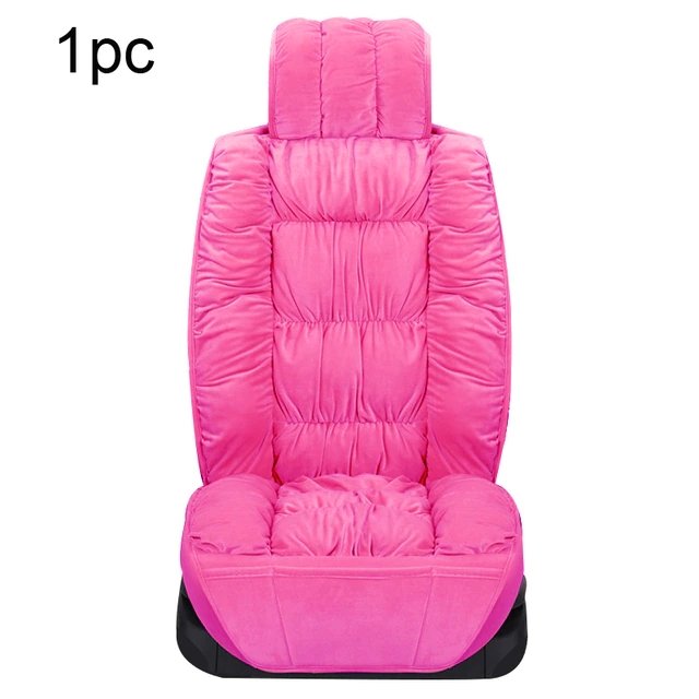 Cushioned Plush Car Seat Cover For Front and Back Seat - Kalinzy
