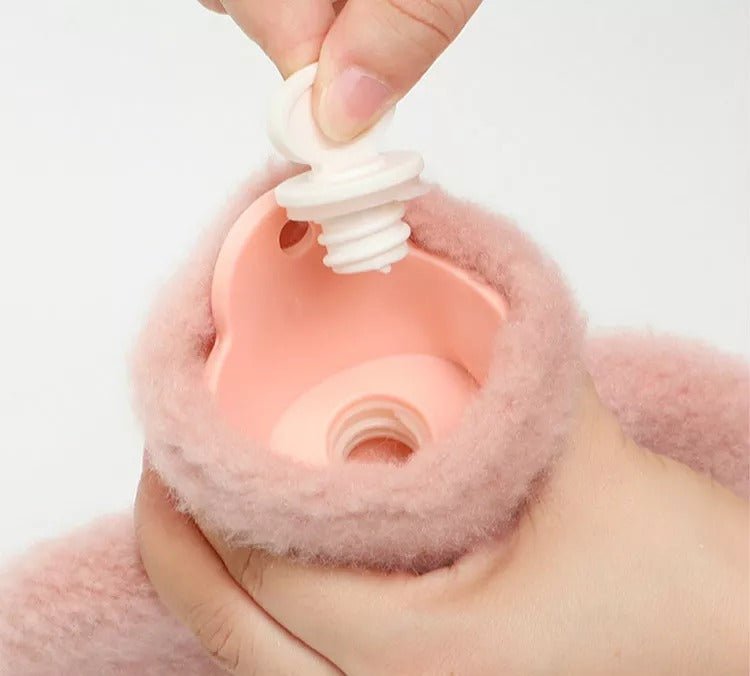 Cute Plush Hot Water Bag - 0.5L and 1L Hand Warmer bottle - Kalinzy