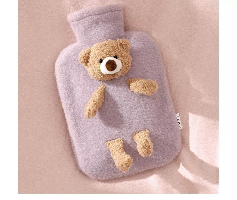 Cute Plush Hot Water Bag - 0.5L and 1L Hand Warmer bottle - Kalinzy