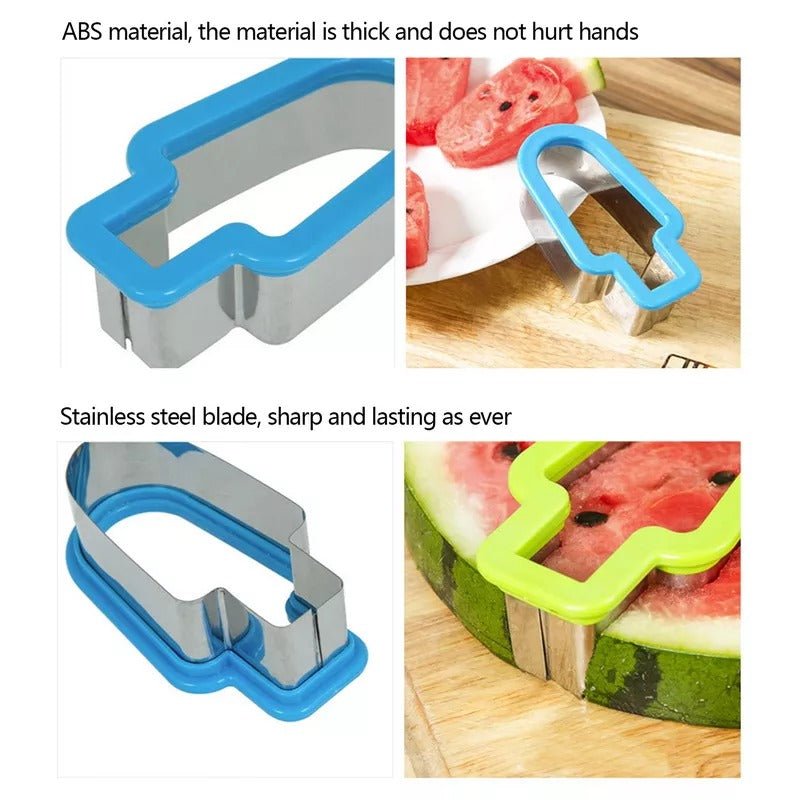 Cute Shapes Watermelon Cutter & Fruit Slicer - Kalinzy