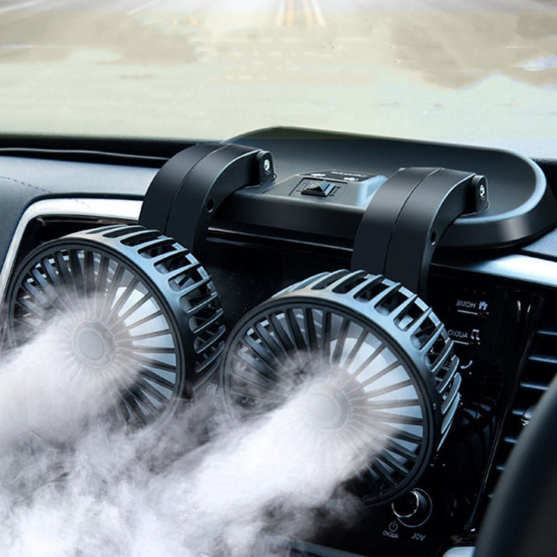 Double Cooling Car Fan - Kalinzy