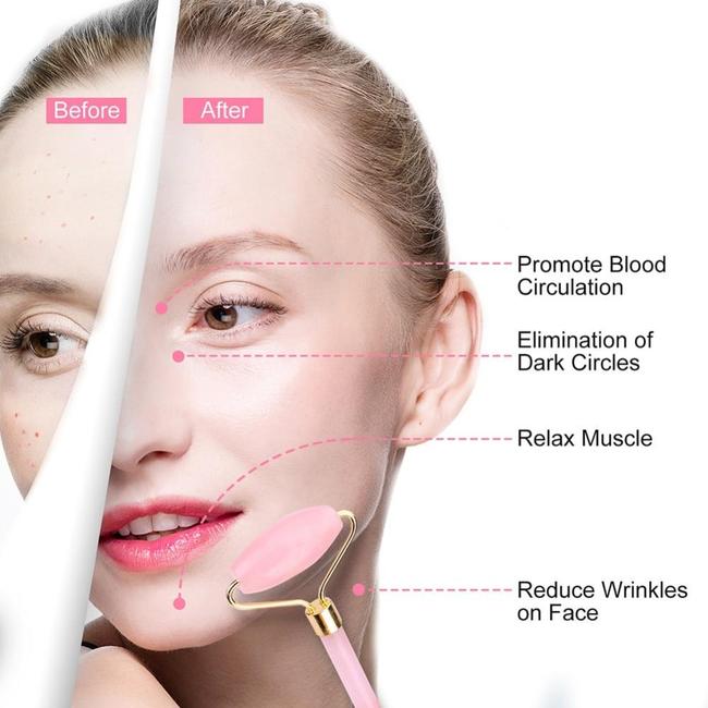 Facial Roller with Gua Sha Stone - Kalinzy