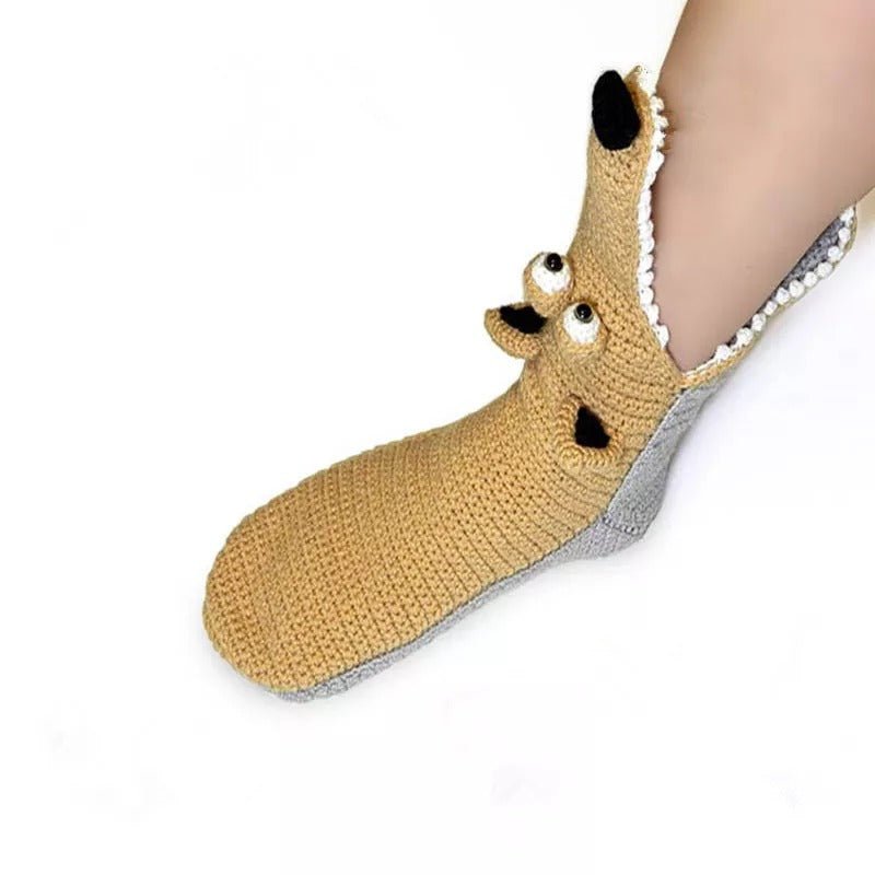 Funny and Cute Knit 3D Animal Biting Socks - Kalinzy