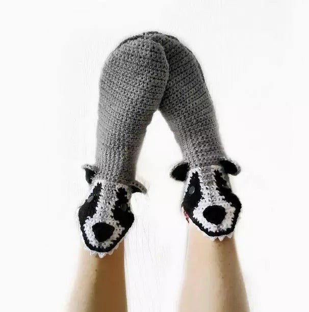 Funny and Cute Knit 3D Animal Biting Socks - Kalinzy