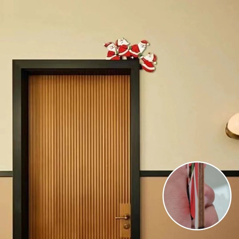 Funny Christmas Door Frame Decorations - Kalinzy