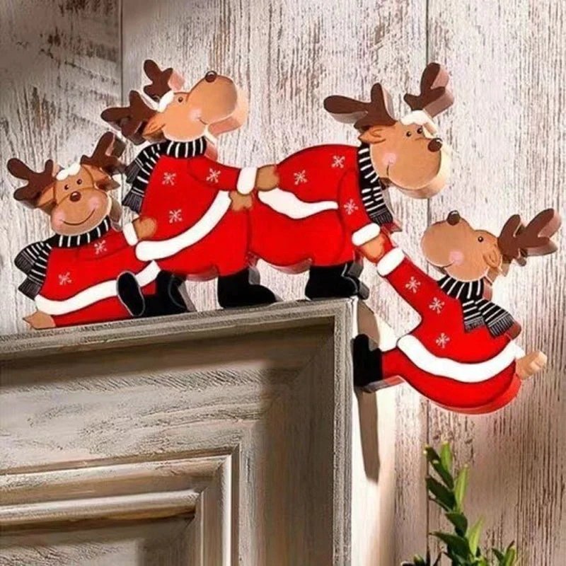 Funny Christmas Door Frame Decorations - Kalinzy