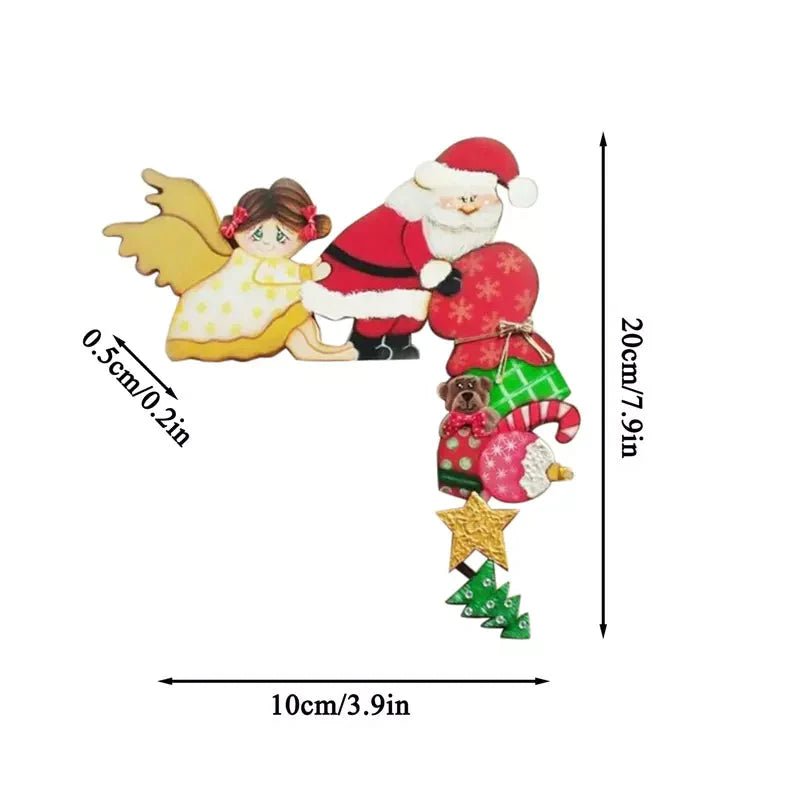 Funny Christmas Door Frame Decorations - Kalinzy