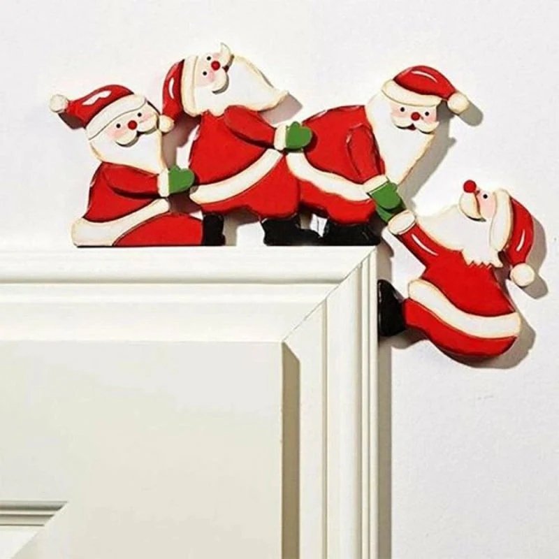 Funny Christmas Door Frame Decorations - Kalinzy