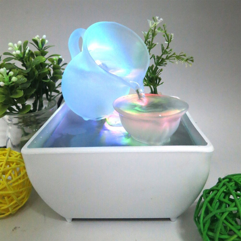 Glass Desktop Waterfall Fountain