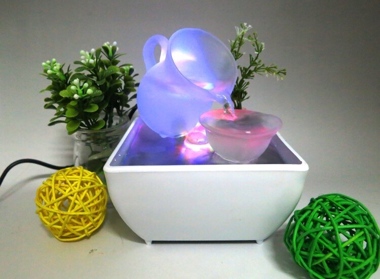 Glass Desktop Waterfall Fountain