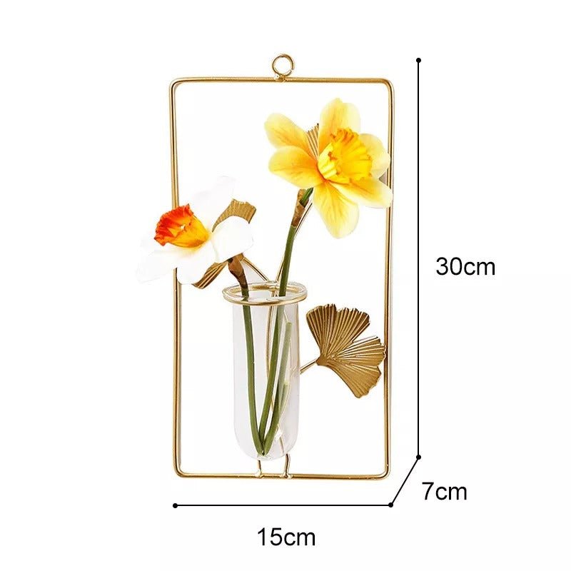 Hydroponic Wall Vase | Decorative Hanging Flower Vase