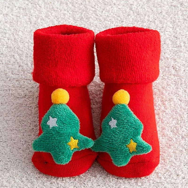 3D Cute Baby's Christmas Animal Socks
