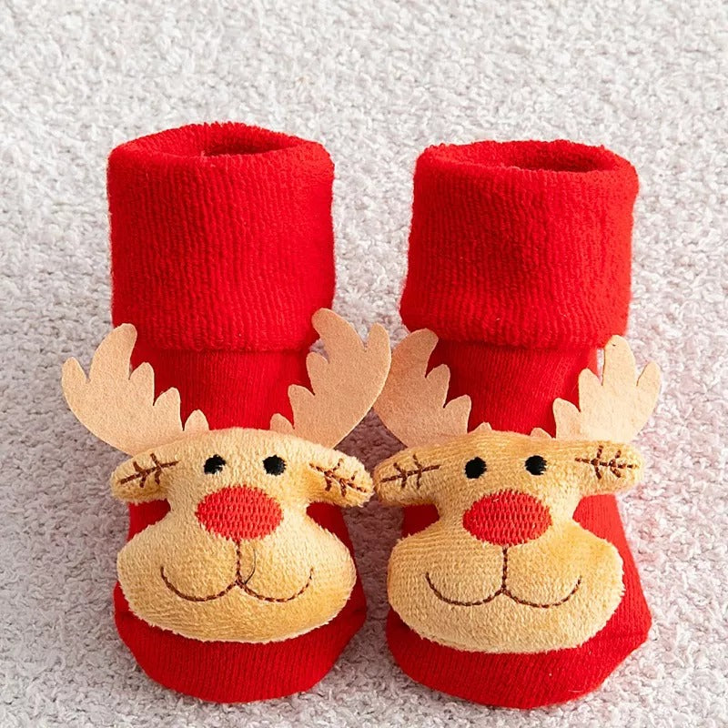 3D Cute Baby's Christmas Animal Socks