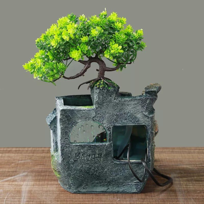 Indoor tabletop water Garden best Relaxation waterfall fountain
