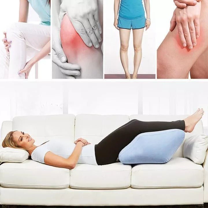 Leg elevation pillow - Inflatable wedge pillow for legs