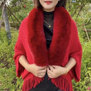 Loose Knitted Thickened Shawl Coat - Kalinzy