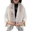 Loose Knitted Thickened Shawl Coat - Kalinzy