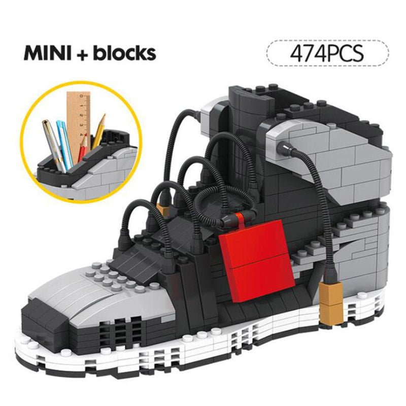Mini Building Blocks Basketball Shoes Pencil-Box