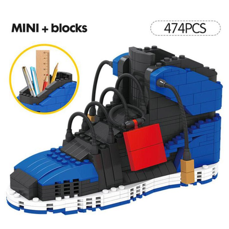 Mini Building Blocks Basketball Shoes Pencil-Box