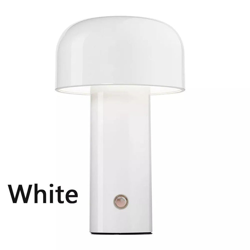 Mushroom Night Light Lamp | Portable Wireless Touch Rechargeable Table Lamp