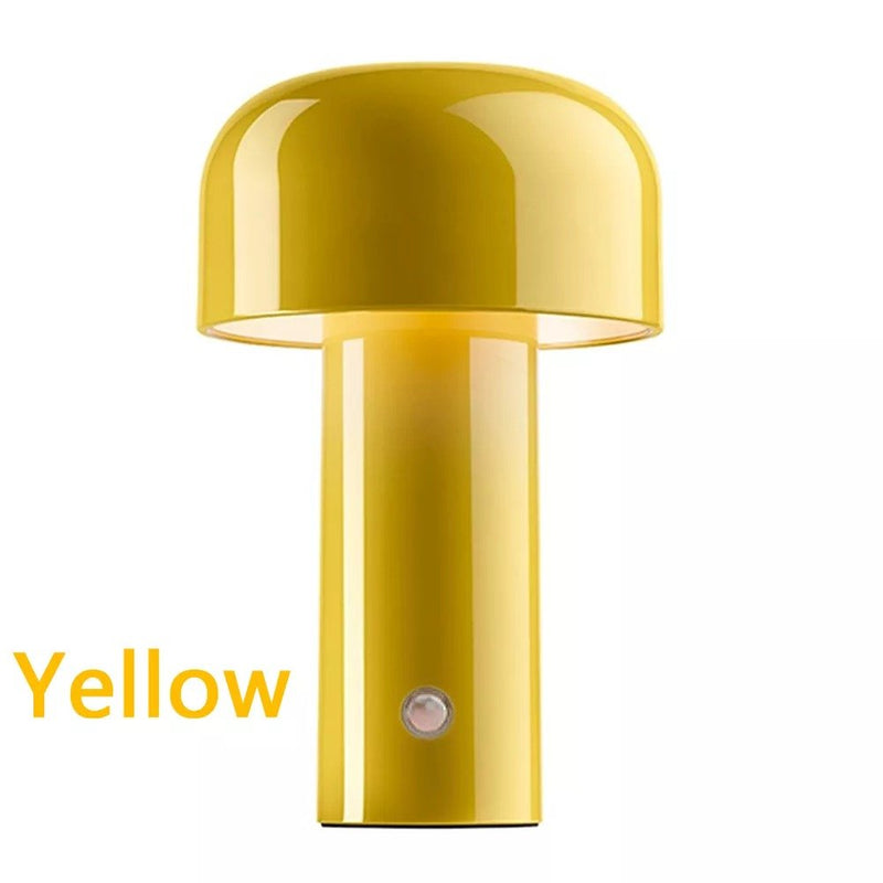 Mushroom Night Light Lamp | Portable Wireless Touch Rechargeable Table Lamp