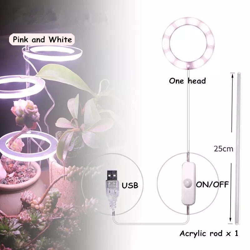 PLANT GLOW™ Plant Grow Light Ring Bulbs