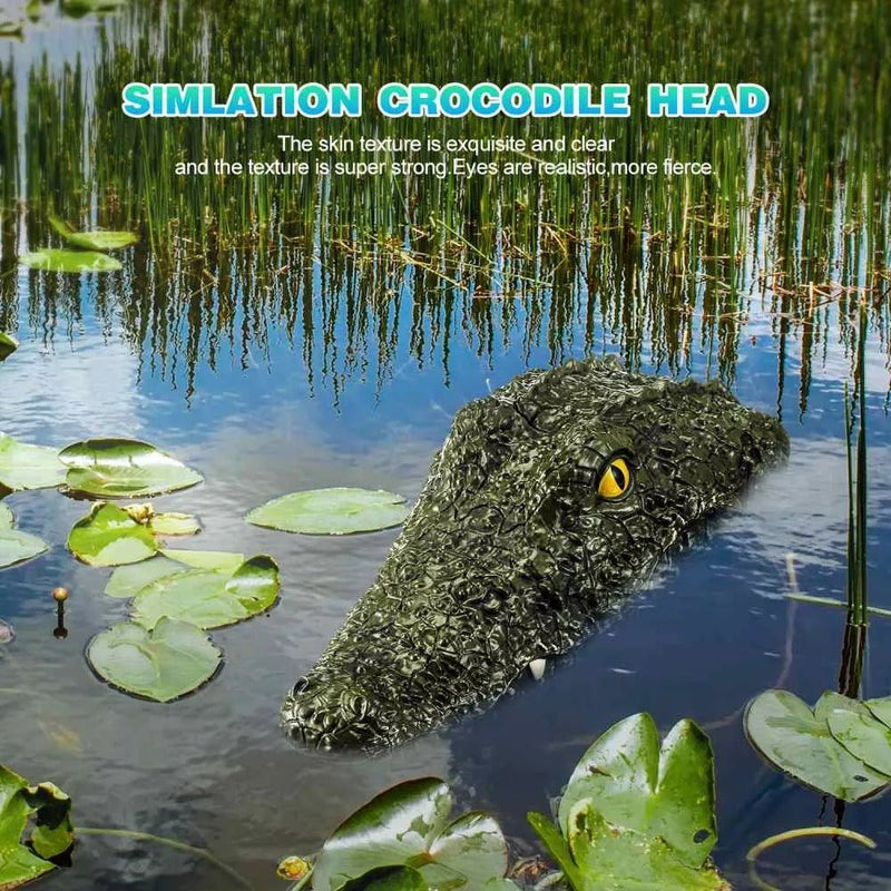 Remote Controlled Alligator Head - Rc Crocodile  Boat Toy