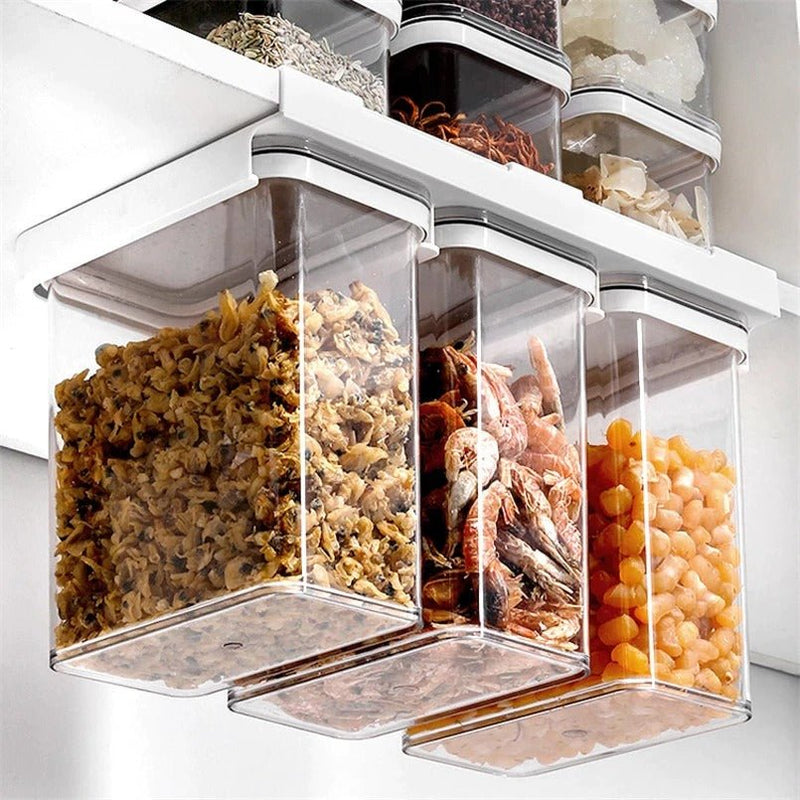 Wall Mounted Grains Storage Container (3 PCs set)
