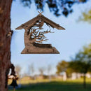 Wooden Birdfeeder Birdhouse
