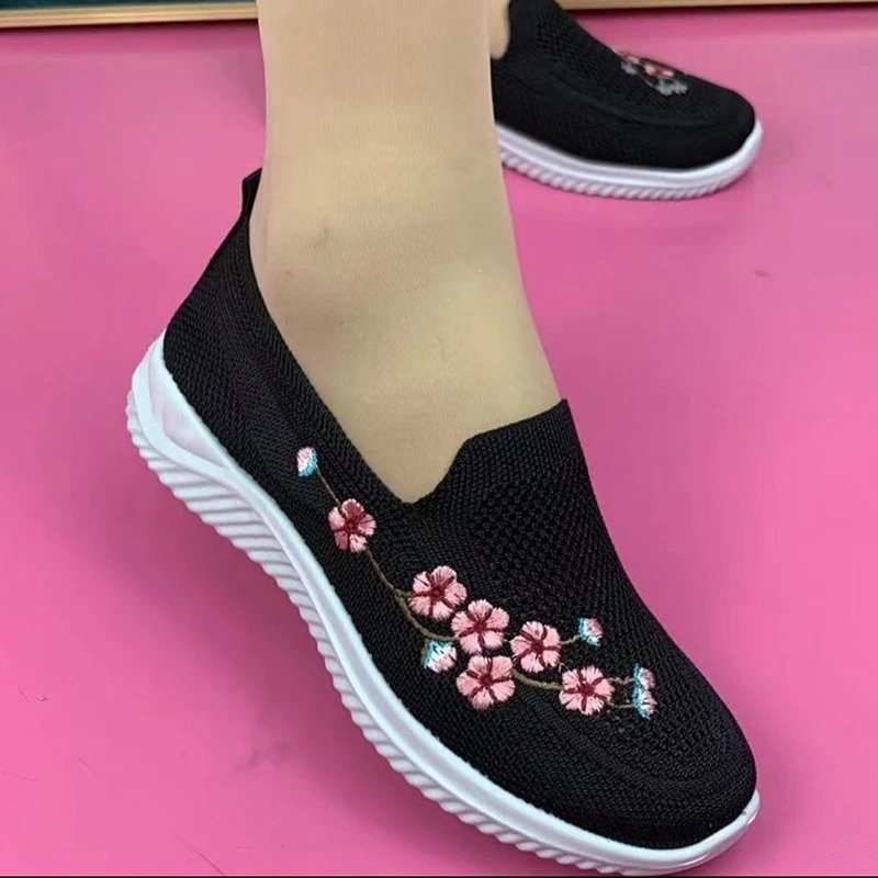 Zapatos De Mujer | Floral Women Sneakers
